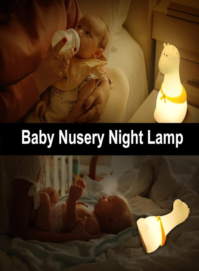 Zilloquil Kids Cute Sweet Giraffe,Silicone Nursery Night Light for Baby, Bedroom, Kids, Toddler, Boys, Girls, Room Decor, Home Decorations, Birthday Gift, Squishy Animal (Giraffe Lamp) - Image 5