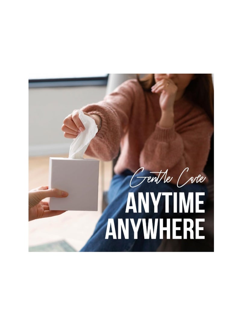 Nice Touch Facial Tissue - 2-Ply X 6 Cube Boxes of 100 Sheets Each - 600 Premium Soft Feel and Absorbent Tissues for All Skin Types and any event - Image 2