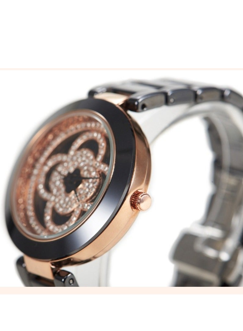 MISS FOX Women's Four Leaf Grass Fashion Watch - Image 3
