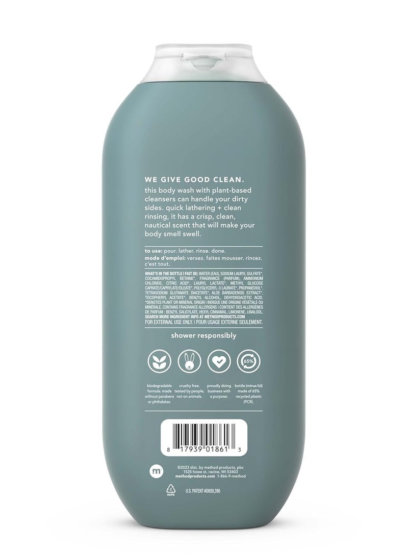 Method Method Men Body Wash, Sea + Surf, Paraben and Phthalate Free, 18 FL Oz (Pack of 3),Softening - Image 4