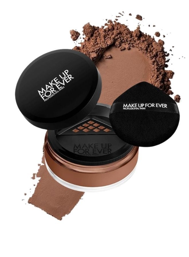 MAKE UP FOR EVER HD Skin Shine-Controlling & Blurring Setting Powder 0.63oz – Shade 4.2 Deep Espresso – For Deep Skin with Neutral to Warm Undertones - Image 1