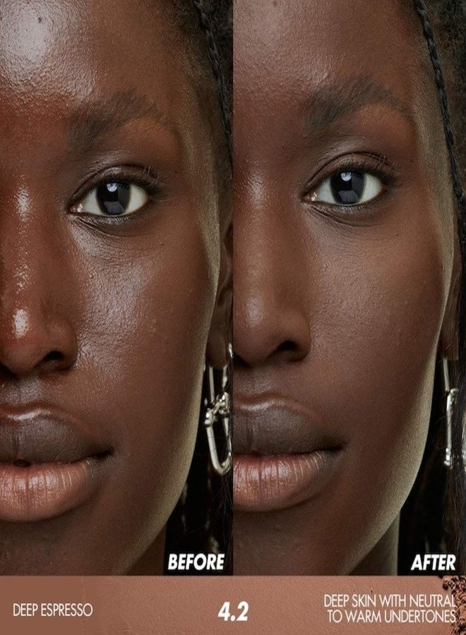 MAKE UP FOR EVER HD Skin Shine-Controlling & Blurring Setting Powder 0.63oz – Shade 4.2 Deep Espresso – For Deep Skin with Neutral to Warm Undertones - Image 2