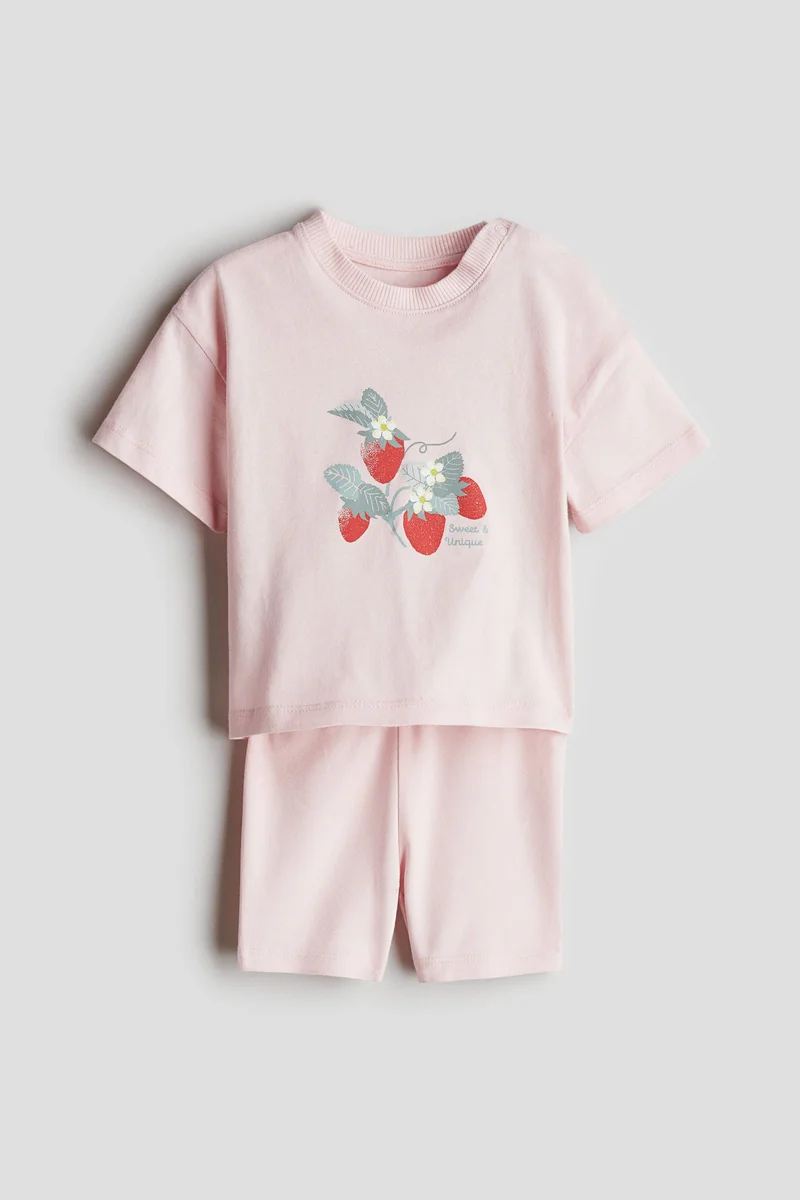 H&M 2-piece cotton jersey set