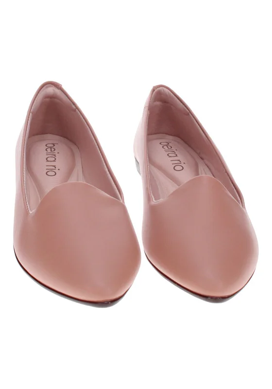 Beira Rio Beira Rio Ladies Closed/Flat Shoes Nude | Made In Brazil
