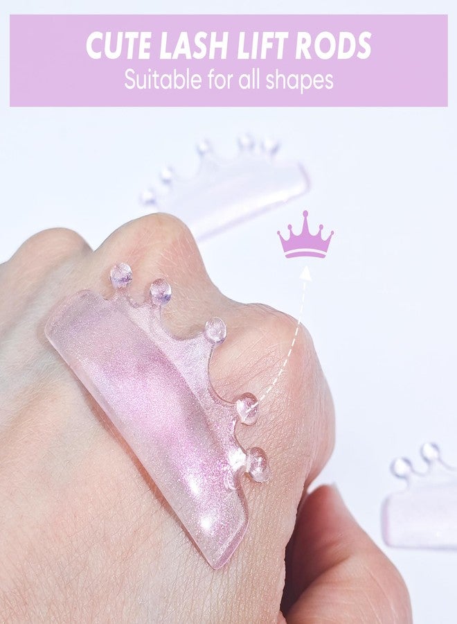 PERMANIA Lash Lift Pads, New Self-Adhesive Super Soft Lash Lift Rods Extreme Eyelash Curler Reusable (Pink) - Image 3