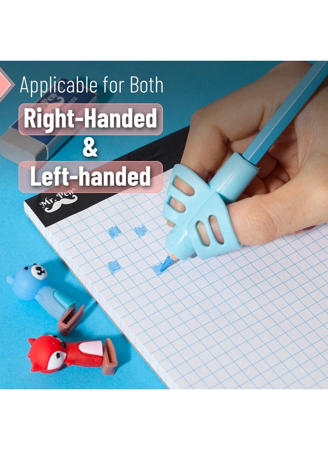Mr. Pen - - Pencil Grips For Kids Handwriting, 20 Pcs (10 Finger Grips+10 Clips), Pencil Grips, Pencil Grips For Kids, Pencil Holder For Kids, Pencil Grippers, Finger Grips For Pencils, Pen Grip - Image 1