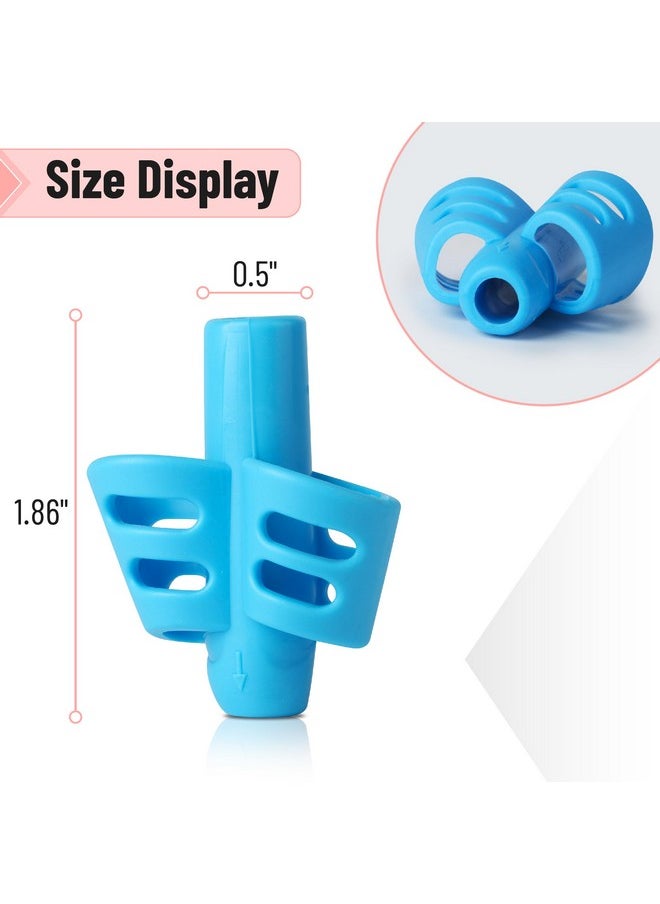 Mr. Pen - - Pencil Grips For Kids Handwriting, 20 Pcs (10 Finger Grips+10 Clips), Pencil Grips, Pencil Grips For Kids, Pencil Holder For Kids, Pencil Grippers, Finger Grips For Pencils, Pen Grip - Image 1