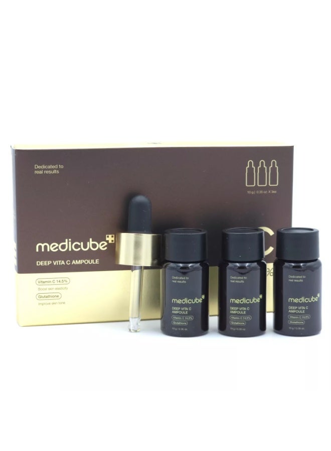 Medicube Deep Vita C 14.5% Ampoule 10g *3 - Image 1