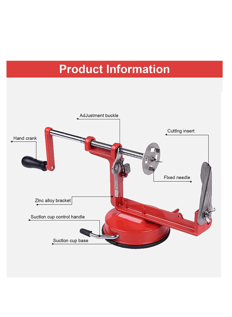 SYOSI قارص بطاطس قاطع بطاطس مقلي بطاطس تورنادو شرائح بطاطس قاطع دوامة يدوي من الفولاذ المقاوم للصدأ قاطع بطاطس حلزوني قاطع البطاطس الملتوي ملحقات المطبخ أدوات الطهي - Image 2
