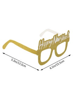 obmwang 24 Pieces Happy New Year Eyeglasses Fancy New Year Party Glasses For 2024 New Year'S Eve Party Favors  - Image 3