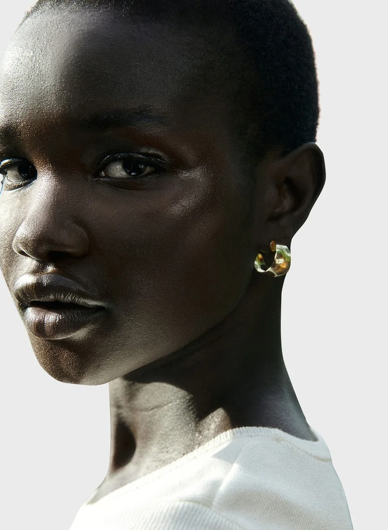 H&M 2 Pairs Hoop Earrings