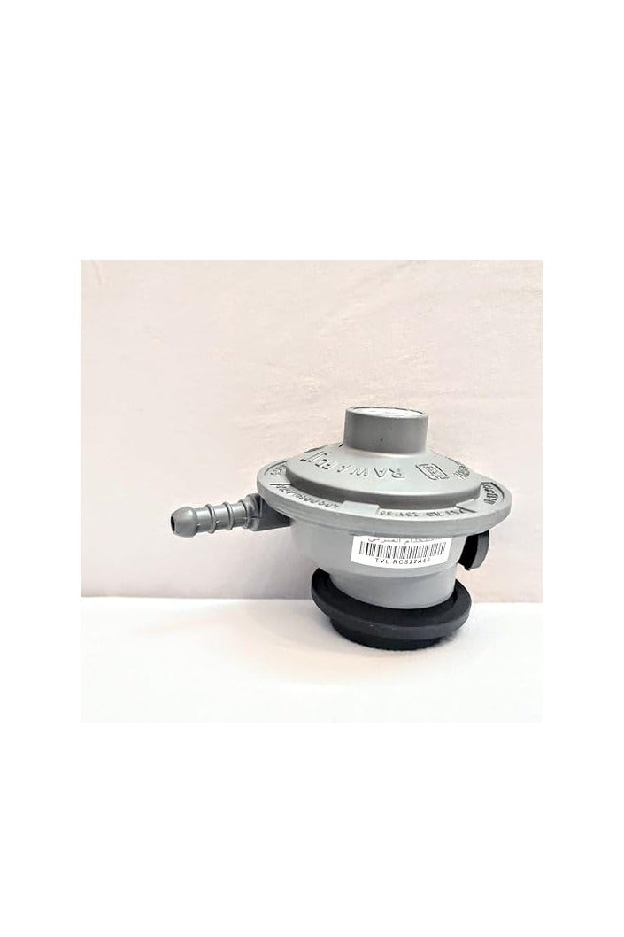 LPG Gas Regulator - 50 mbar Pressure - With Child Safety Lock - SASO Certified - 22mm Inlet - Image 4