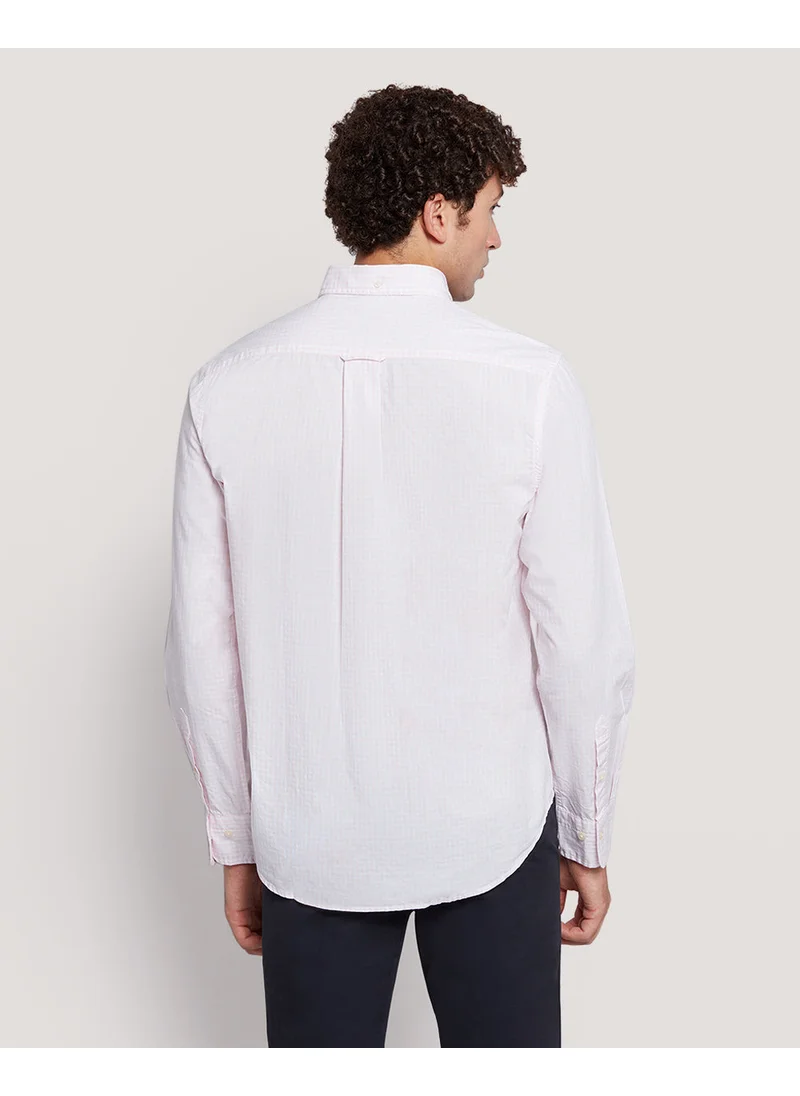 GANT Gant Men’S Regular Fit Gingham Check Poplin Cotton Shirt