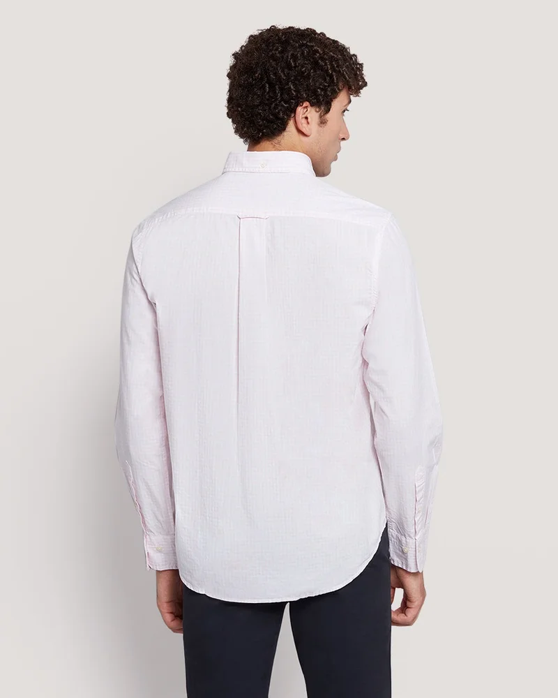 غانت قميص قطني كاروهات رجالي من جانت