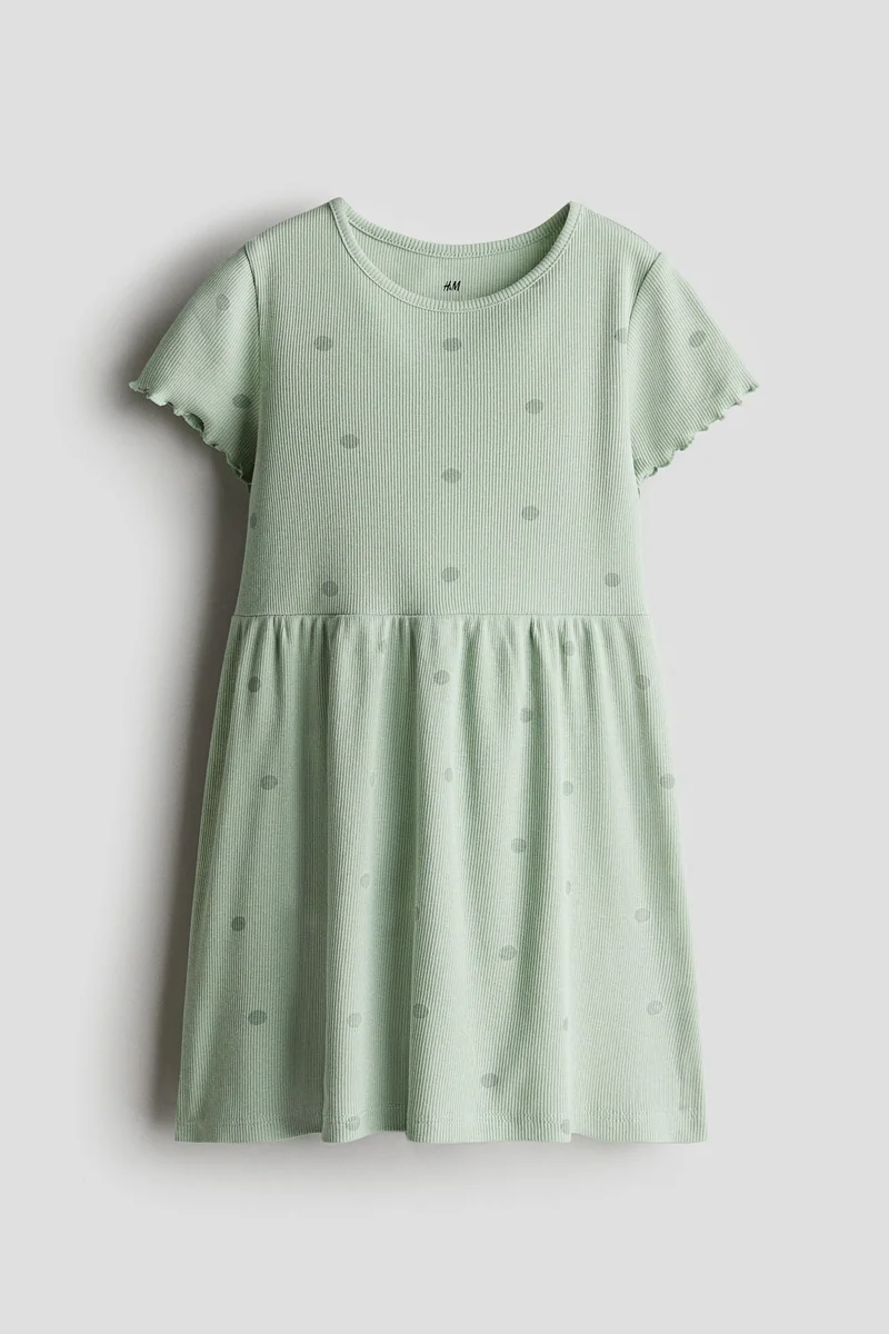 H&M Ribbed jersey dress