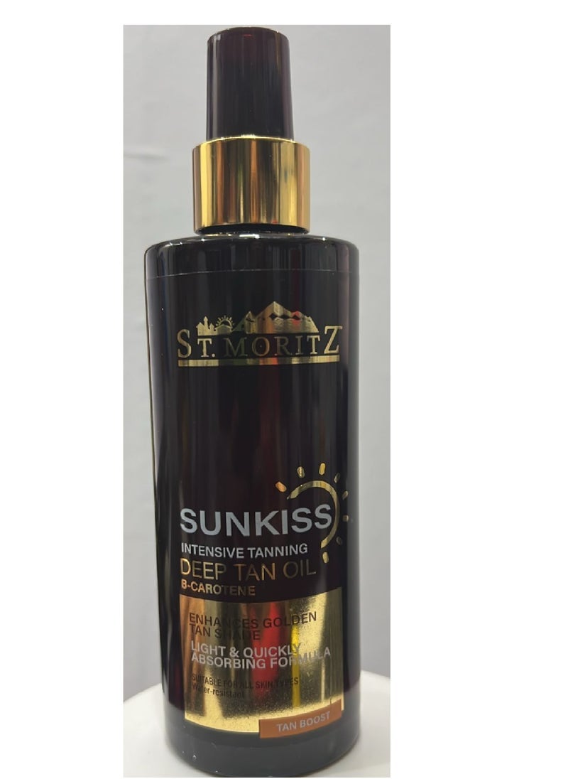 St Moritz Sun Kiss Intensive Deep Tanning Oil 250Ml