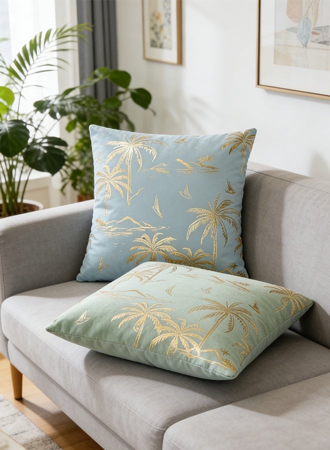 Betaoby 2 -Piece Pillowcase, Pillowcase, Modern Decoration Cover 45cm x 45cm, Suitable for Living Room Sofa Bed Pillowcase 18x18 Inches - Image 1