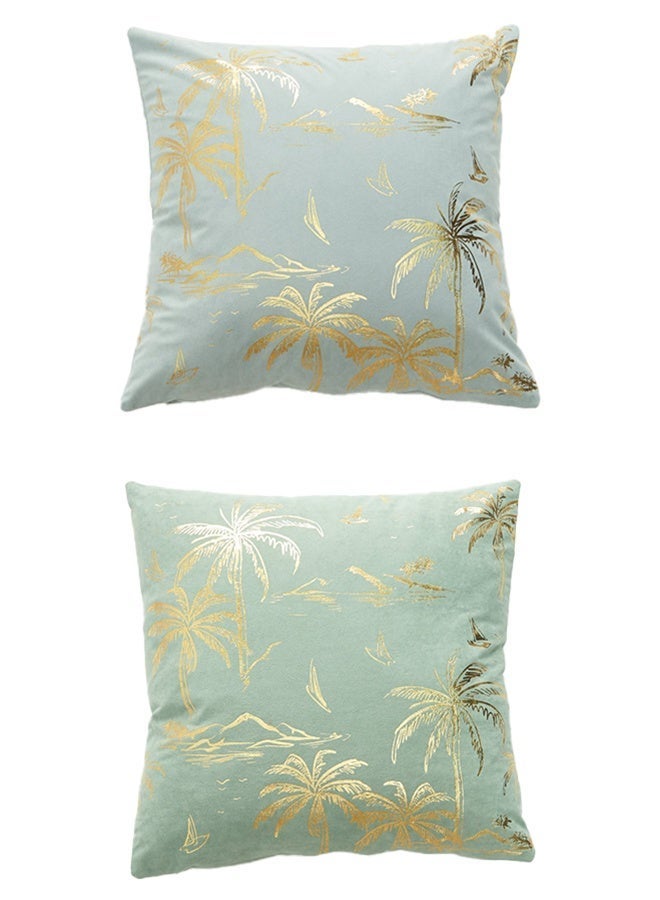 Betaoby 2 -Piece Pillowcase, Pillowcase, Modern Decoration Cover 45cm x 45cm, Suitable for Living Room Sofa Bed Pillowcase 18x18 Inches - Image 2