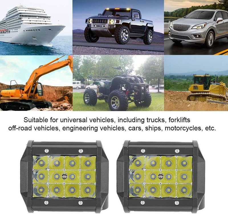 Suuonee LED Work Light Bar - 10V-48V 4inch 36W for Trucks, Forklifts, Off-road Vehicles - Image 2