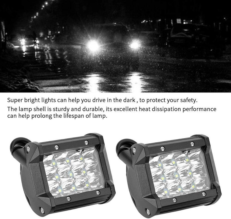 Suuonee LED Work Light Bar - 10V-48V 4inch 36W for Trucks, Forklifts, Off-road Vehicles - Image 3