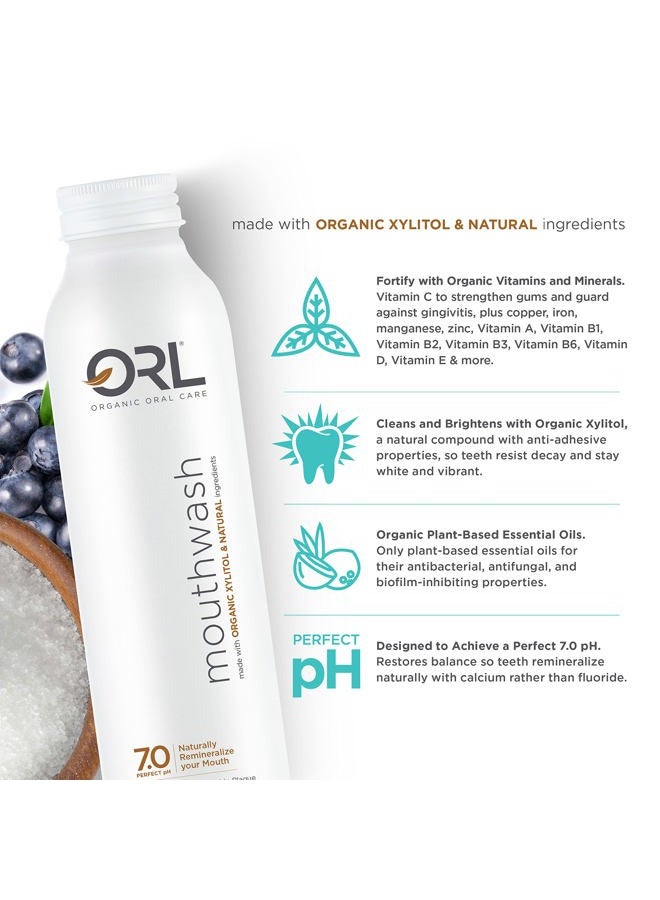 ORL Natural & Organic Mouthwash Uniquely Formulated to Clean Your Mouth Whiten Your Teeth Strengthen Tooth Enamel - Image 2