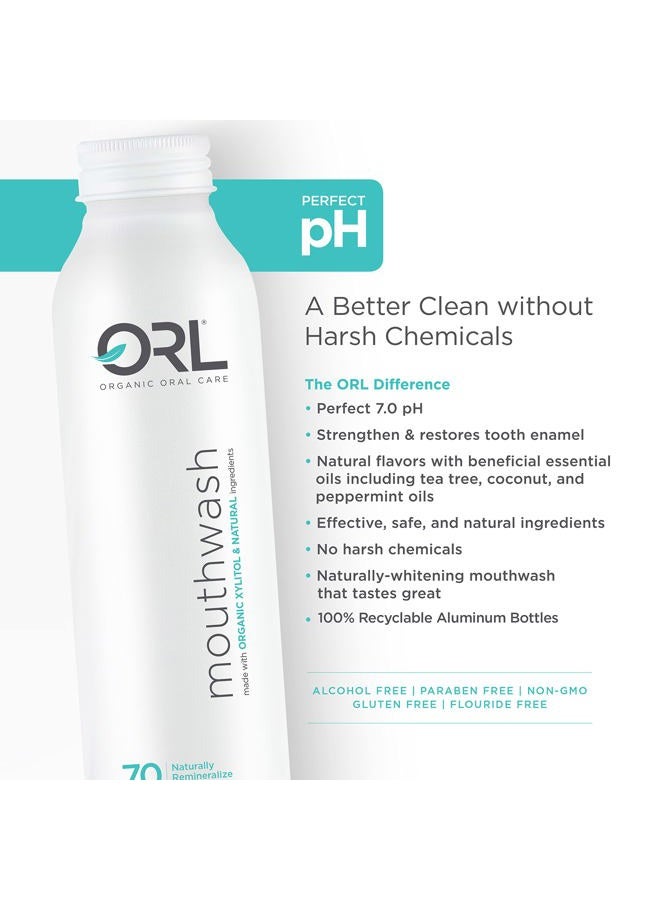 ORL Natural & Organic Mouthwash Uniquely Formulated to Clean Your Mouth Whiten Your Teeth Strengthen Tooth Enamel - Image 3