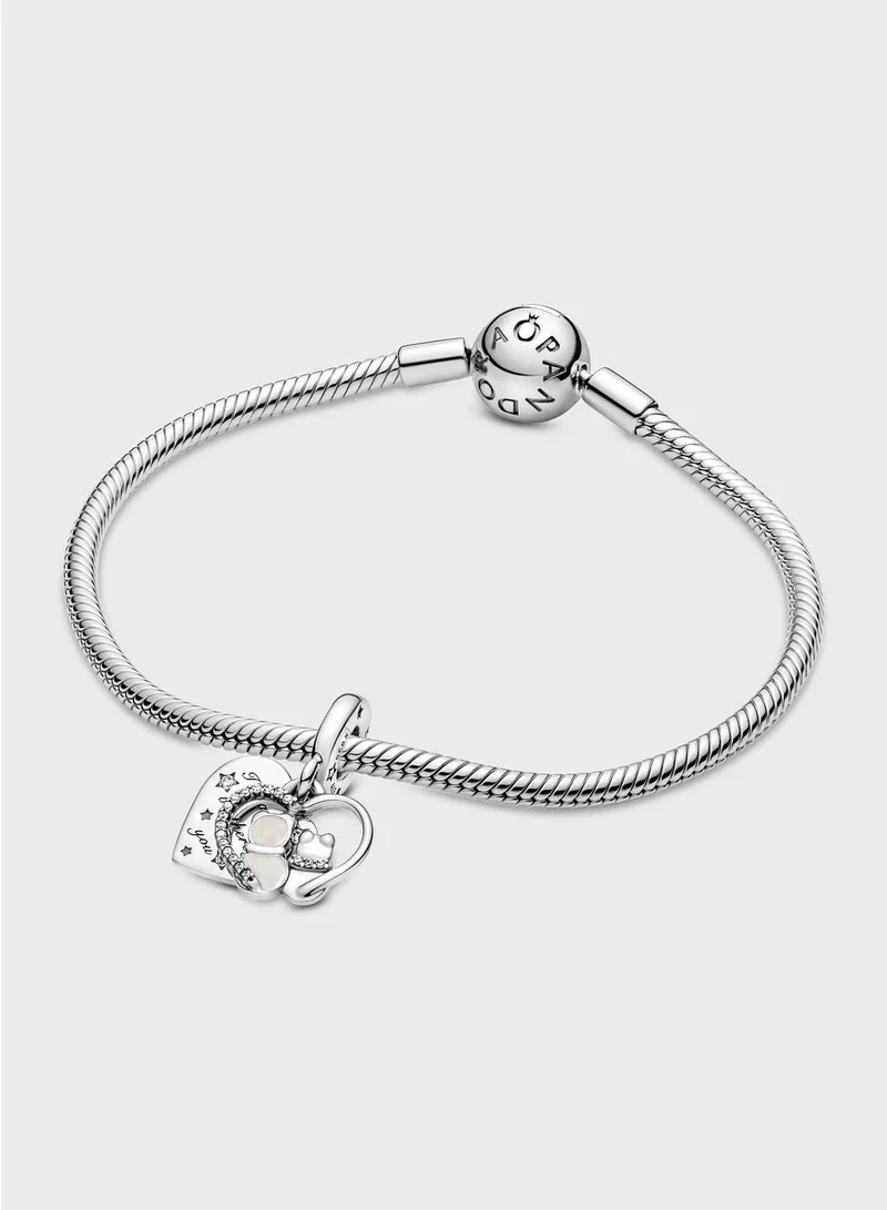 PANDORA Cats & Hearts Dangle Charm
