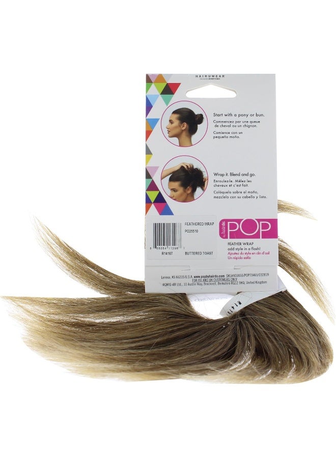hairdo إكستنشن ذيل حصان مستقيم بطول 25 إنش - توست بالزبدة - Image 2