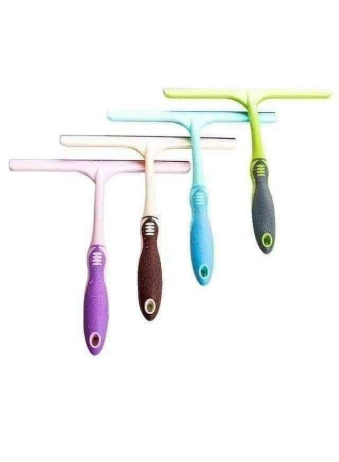 Silicone Glass Wiper (Multicolor) High Quality Materials with Plastic Handle - Image 3