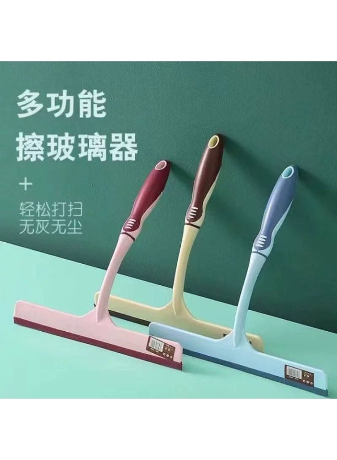 Silicone Glass Wiper (Multicolor) High Quality Materials with Plastic Handle - Image 1