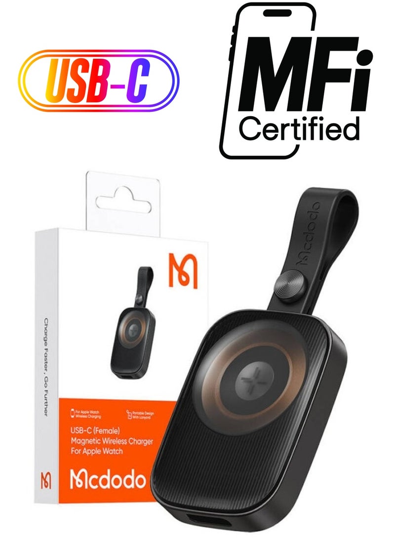 McDodo CH-4991 USB-C Magnetic Charger for Apple Watch - Image 1
