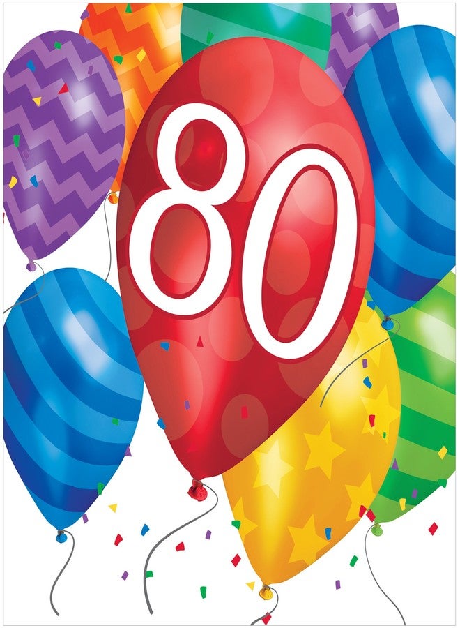 Creative Converting Party Napkins, 80 Balloon Blast - Image 1