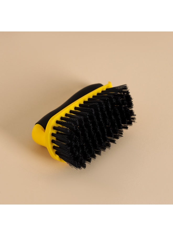 Royalford Floor Brush- RF11190| Scrubbing Brush with Handle| Multi-Purpose Scrub with Bristles for Cleaning Kitchen and Bathroom| Superior Quality Cleaning Brush| Abrasive and Superior Cleaning Power| Strong and Comfortable Grip| Cleaning Supplies| Yellow and black - Image 4