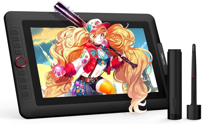 XP-PEN Artist 13.3 Pro 13.3 Inch Drawing Pen Display Graphics Monitor Full-Laminated Technology Drawing Monitor with Tilt Function and Red Dial (8192 Levels Pen Pressure, 120% sRGB) - Image 1