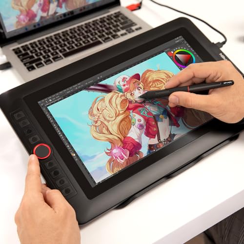 XP-PEN Artist 13.3 Pro 13.3 Inch Drawing Pen Display Graphics Monitor Full-Laminated Technology Drawing Monitor with Tilt Function and Red Dial (8192 Levels Pen Pressure, 120% sRGB) - Image 2