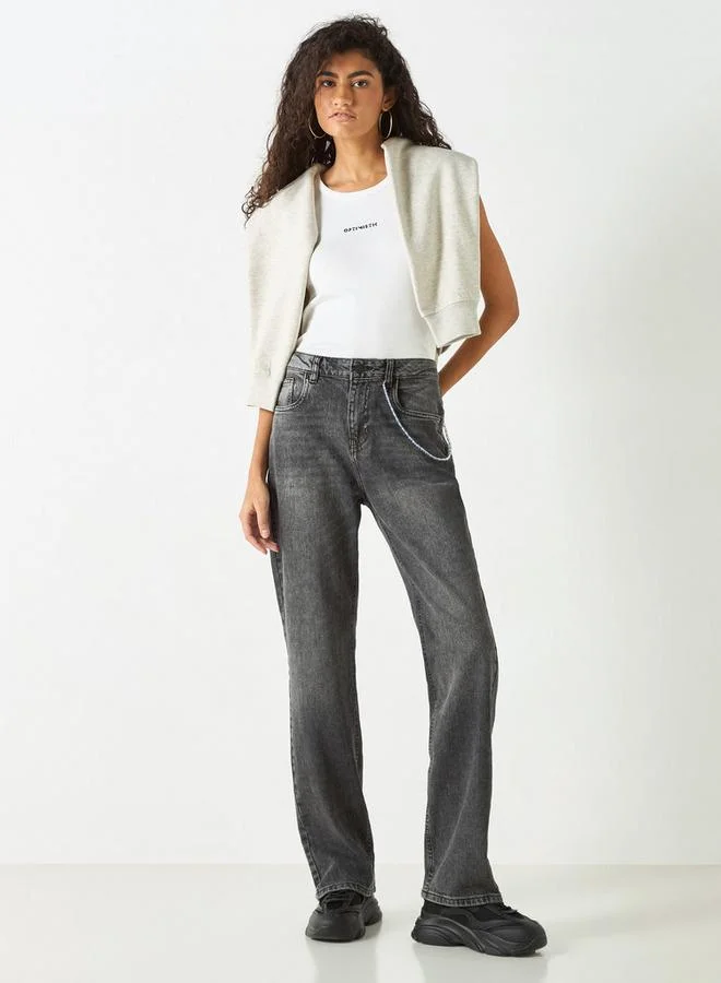 Lee Cooper Lee Cooper Straight Fit Jeans with Pockets