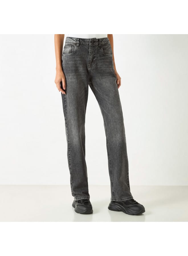 Lee Cooper Lee Cooper Straight Fit Jeans with Pockets  - Image 1
