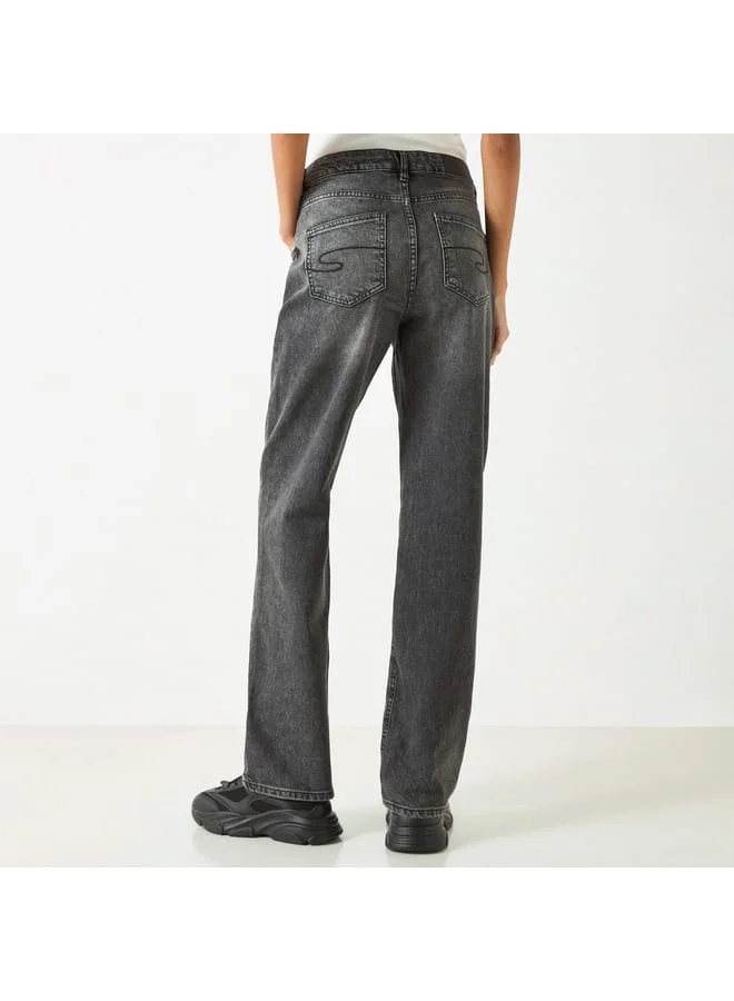 Lee Cooper Lee Cooper Straight Fit Jeans with Pockets