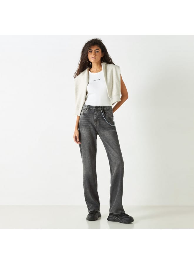 Lee Cooper Lee Cooper Straight Fit Jeans with Pockets  - Image 2