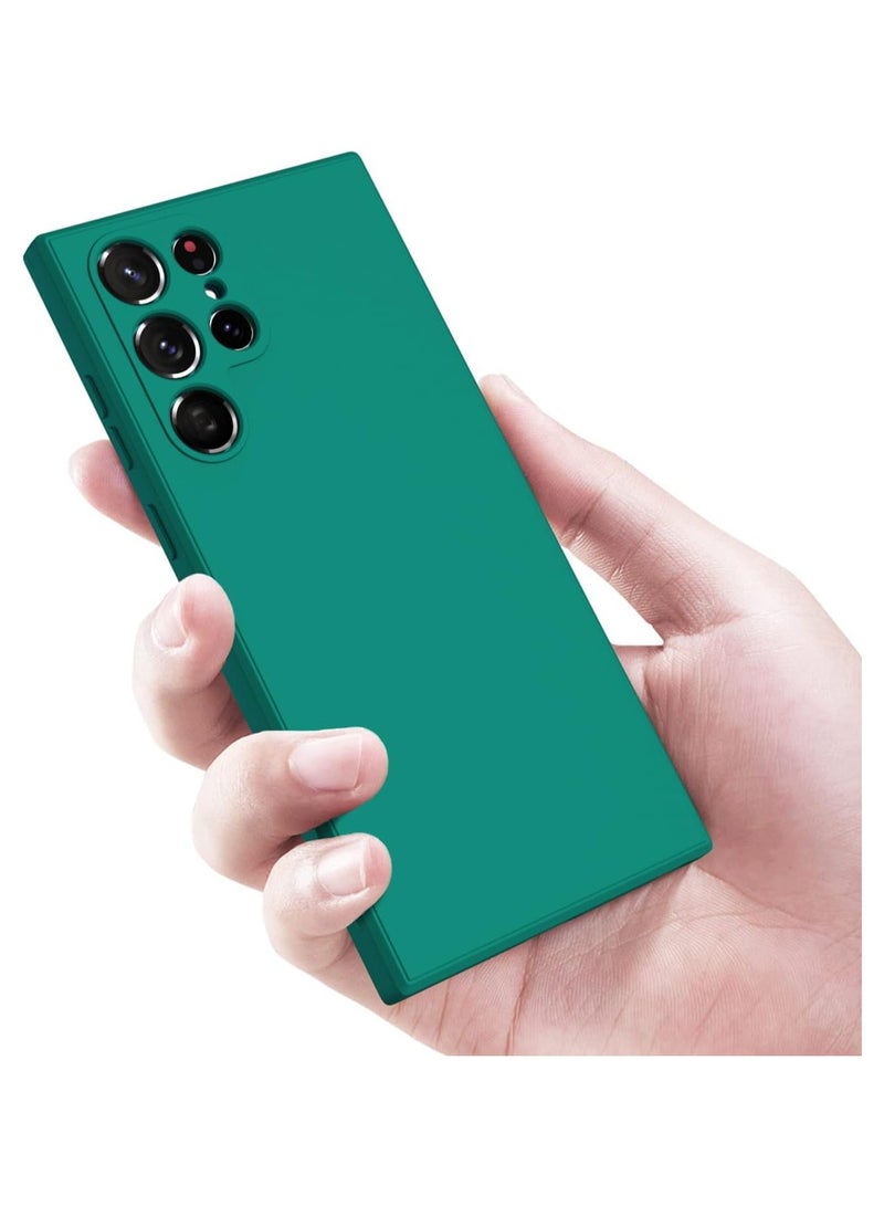 دوسالا غطاء لهاتف سامسونج جالاكسي S25 ألترا، غطاء سيليكون ناعم ومقاوم للصدمات، تشطيب مات، غلاف خلفي مع بطانة قماش داخلية وحماية للكاميرا. - Image 4