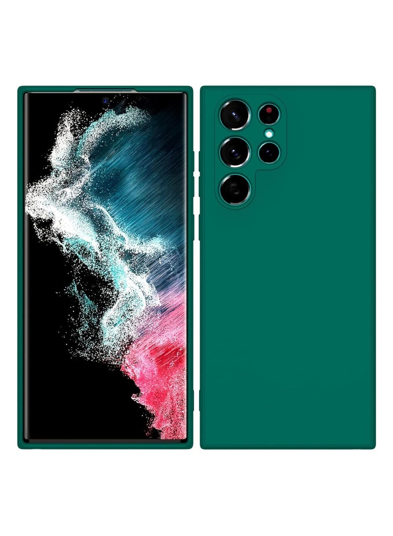 دوسالا غطاء لهاتف سامسونج جالاكسي S25 ألترا، غطاء سيليكون ناعم ومقاوم للصدمات، تشطيب مات، غلاف خلفي مع بطانة قماش داخلية وحماية للكاميرا. - Image 3