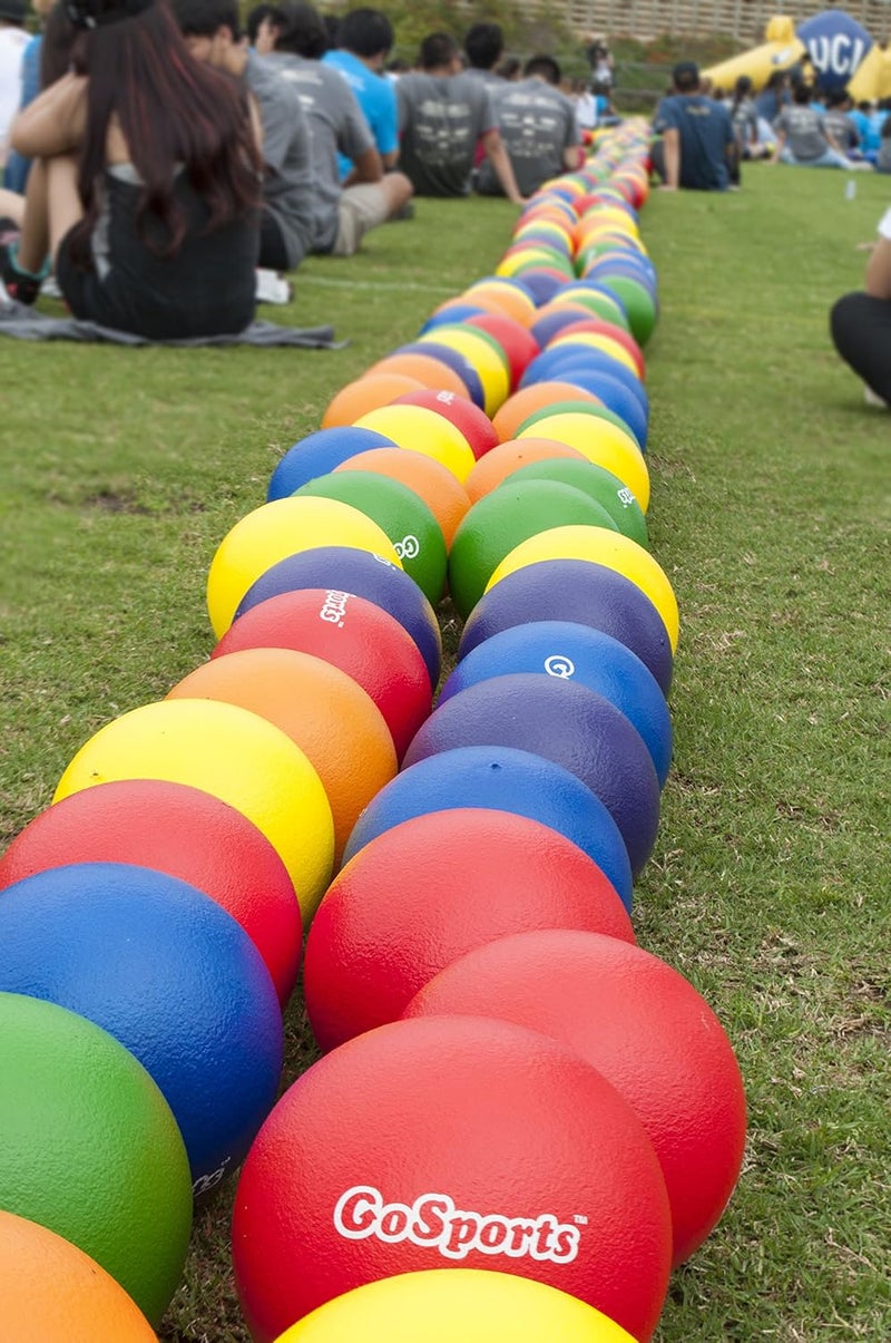 GoSports GoSports Soft Skin Foam Playground Dodgeballs  Choose 6 or 7 Inch No Sting Balls for Kids  Set of 6 Includes Mesh Carry Bag - Image 4