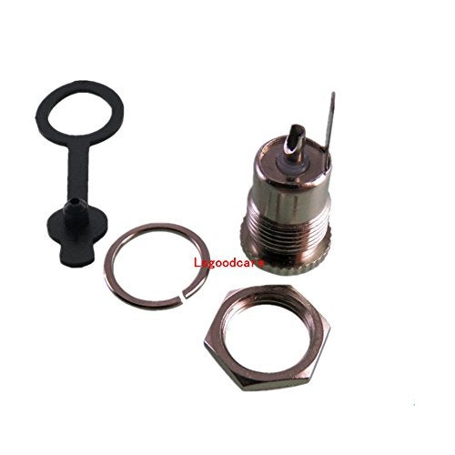 Lsgoodcare 10Pack 5.5 x 2.1 MM 8A-10A DC Power Jack Socket Threaded Female Mount Connector Adapter with Dustproof Plug - Image 5