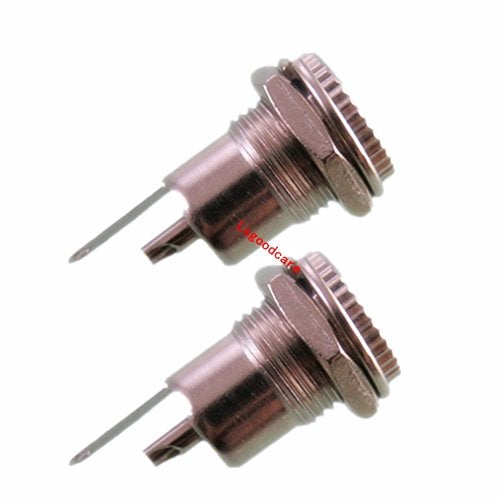 Lsgoodcare 10Pack 5.5 x 2.1 MM 8A-10A DC Power Jack Socket Threaded Female Mount Connector Adapter with Dustproof Plug - Image 3