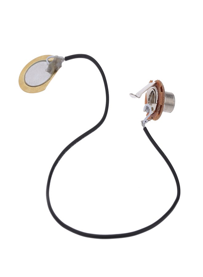 Generic Acoustic Guitar Transducer Pre-Wired Amplifier Piezo Jack Pickup Accessory  - Image 5