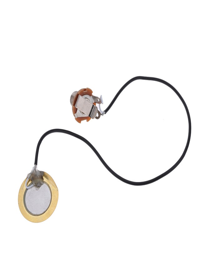 Generic Acoustic Guitar Transducer Pre-Wired Amplifier Piezo Jack Pickup Accessory  - Image 4