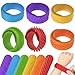 DODOLOL Slap Bracelets Textured Silicone Fidget Bracelet for AutismADHDAnxiety Relief Sensory Calming Tools Special Needs Must HavesAutistic Classroom ToysAutisma Relieve Stress for Kids Adults 6 Pack - Image 2
