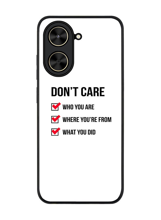 Stylizedd For Xiaomi Poco C71 / Redmi A5 4G Case,Slim fit Camera Protection, Shockproof Thin Phone cover  - Don't Care