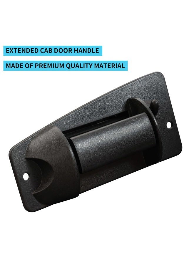 MuHize Rear Driver Side Extended Cab Door Handle - Black Automotive Extended Cab Door Handle, Compatible with 1999-2007 Chevy Silverado / GMC Sierra - Image 4