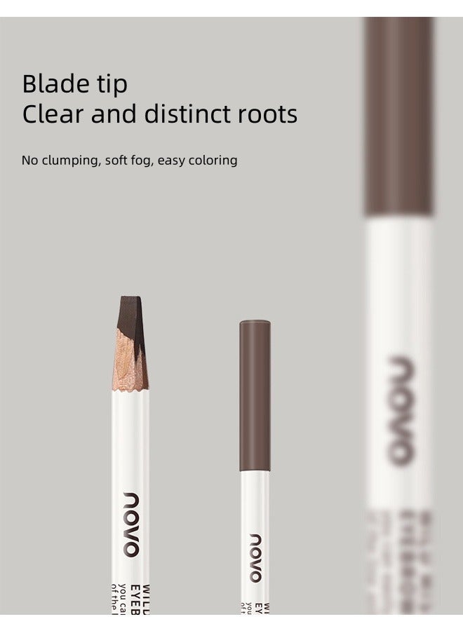 نوفو مقاومة للماء طويلة الأمد الحاجب قلم رصاص 01Dark Brown - Image 4